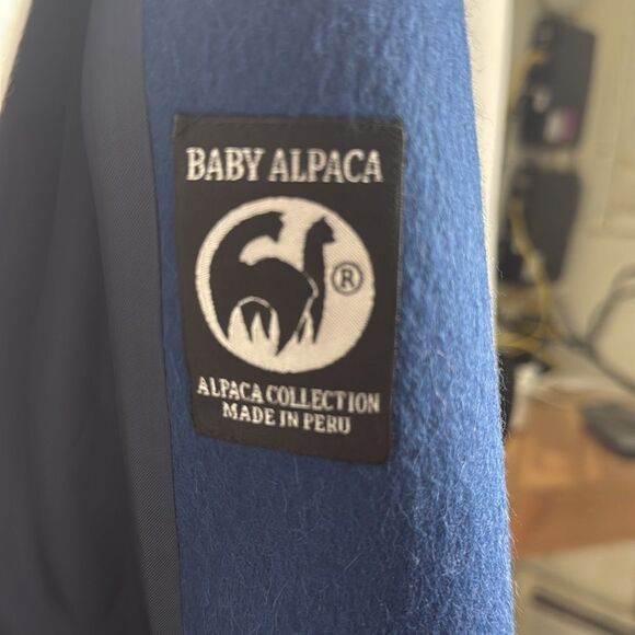 NWT Tom Gutie Blue Baby Alpaca Jacket - Picture 7 of 8